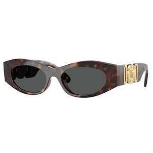 NWT Versace VE4480U Havana Cat Eye 51mm Sunglasses